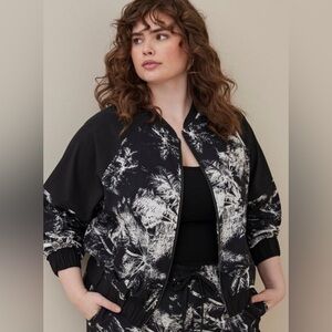 Torrid Black Bomber Jacket Sleek and Versatile